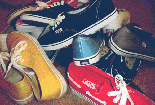 VANS images of shoes and branding